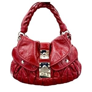 Miu Miu Patent Leather Handbag